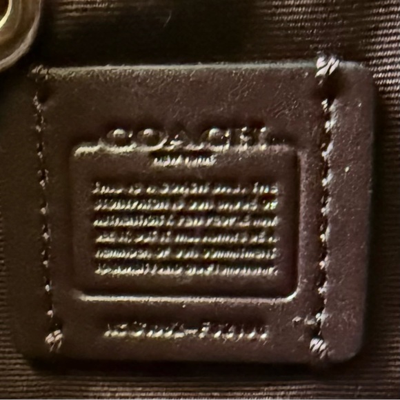 NWT Coach Blake Flap Carryall Satchel Crossbody Turn Lock Zip Burgundy Gift - Picture 14 of 14